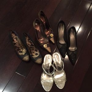 Glitzy evening shoes and sandals